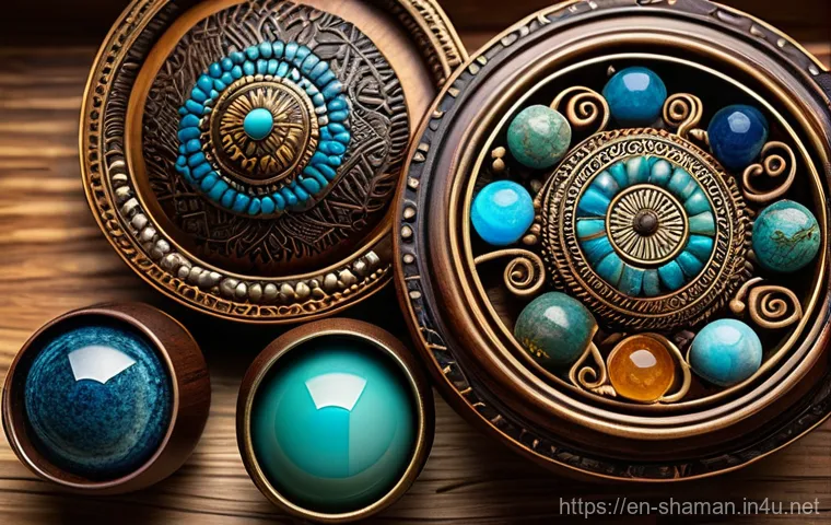 무속 관련 다큐멘터리 - Here are three detailed image generation prompts in English, inspired by the themes of shamanism and...