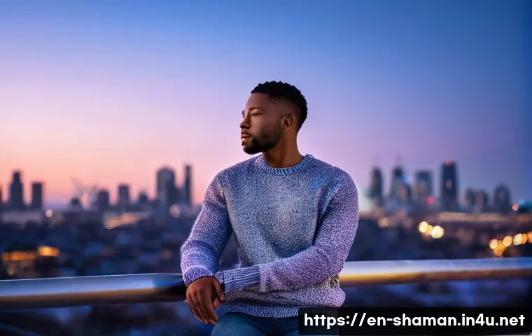 무속 관련 논문 정보 - **Urban Soul Integration**
    A diverse individual, appearing to be in their early 30s, stands calm...